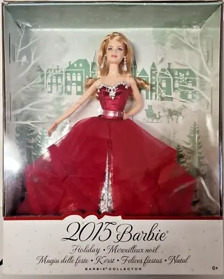 Buy Mattel Barbie CHR76 - Barbie Collector, Holiday Doll 2015 NEW • 77.06£