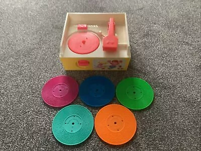 Buy Vintage Fisher Price Music Box-Record Player • 30£