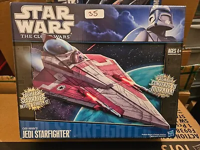 Buy Hasbro Star Wars The Clone Wars Obi Wan Jedi Starfighter Sealed Boxed • 34.99£