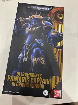 Buy Warhammer Bandai Ultramarine Primaris Gravis Captain Figure - Rare Item • 230£