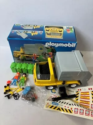 Buy Playmobil Rubbish Garbage Refuse Truck Lorry 3780 Playset Incomplete 1990's • 22.99£