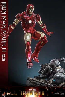 Buy Hot Toys 1/6 Iron Man Mms664d48 Mk3 Mark Iii Tony Stark 2.0 Die-cast Figure • 540.99£
