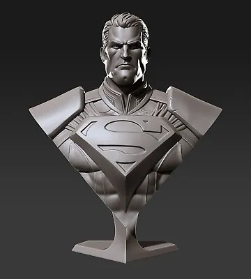 Buy Superman Injustice From DC Comics 3D Printed Bust ***3DElitePrints*** • 56.69£