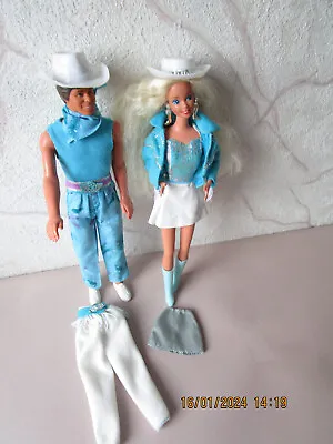 Buy 1994 Barbie And Ken Western Stampin • 33.84£