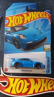 Buy Hot Wheels ~ Porsche 911 GT3, Bright Blue, Long Card.  More NEW 911's Listed!! • 3.99£