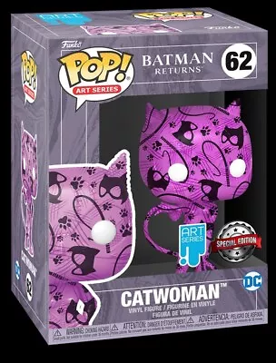 Buy #62 Catwoman - DC Batman Art Series Funko POP With POP Protector • 9.50£