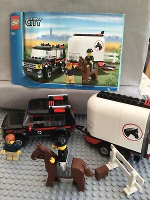Buy Lego City 7635  4WD Land Rover And Horse Box 2 Figs. • 12.95£