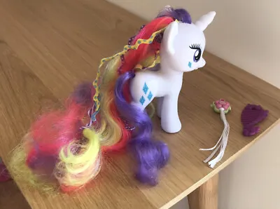 Buy Hasbro My Little Pony Styling Strands Fashion Pony Rarity Super Long Hair B0297 • 2.99£