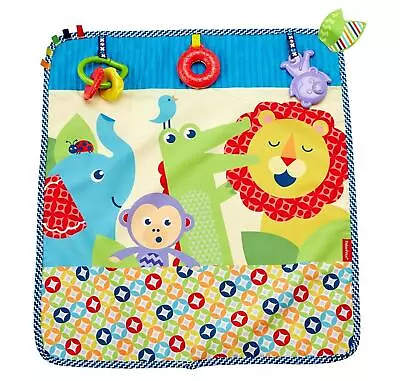 Buy Fisher-Price On-the-Go Activity Throw Baby Blanket • 10.99£