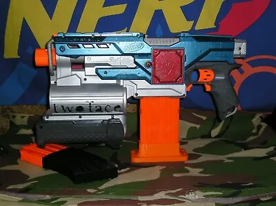Buy Nerf Demolisher 'Two Face' - Modified Re-wired. Motors, Painted Custom Nerf Mod  • 39.50£