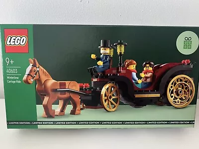 Buy LEGO 40603 Wintertime Carriage Ride Brand New And Sealed - Limited Edition • 15£