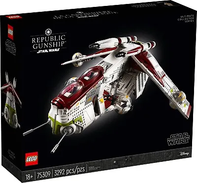 Buy LEGO Star Wars 75309 Republic Gunship New & Sealed Box UCS Sold Out • 428.24£