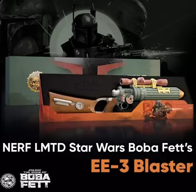 Buy Star Wars Nerf Loba Fett Mandalorian Blaster 76 CM Life Size Hasbro IN Brown Box • 143.41£