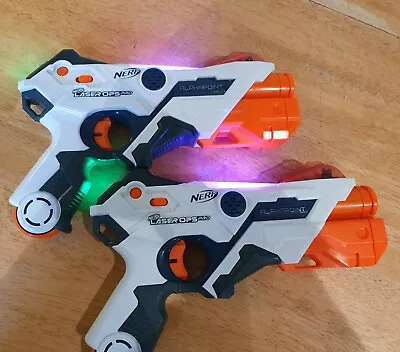 Buy 2x LaserOps Pro Alpha Point Handgun Pistols With Batteries Tested Fully Working • 15.95£