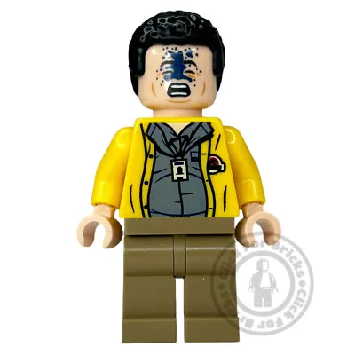 Buy LEGO Dennis Nedry Jurassic Park World Minifigure Jw059 From T Rex 75936 NEW • 14.99£