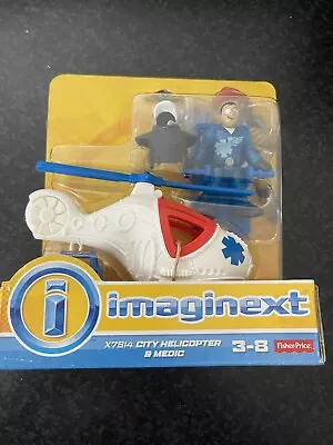 Buy Fisher-Price Imaginext CITY HELICOPTER & MEDIC Playset. New • 3.50£