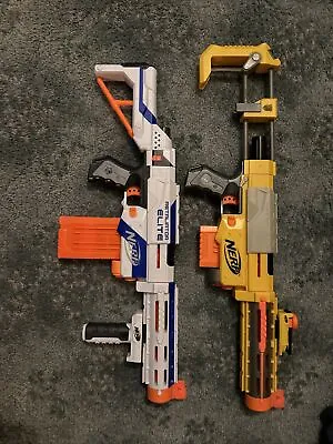 Buy Nerf Gun Bundle, Nerf Recon And Nerf, Retaliator With Mags And Bullets • 34£
