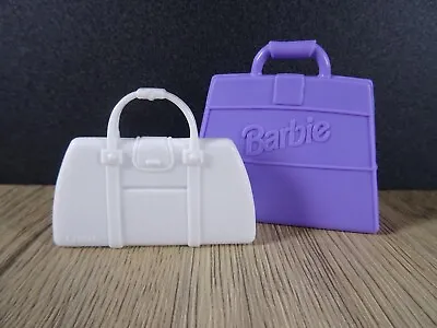 Buy Vintage Accessories Accessories For Barbie Doll 2 Chic Travel Bags Rare (13229) • 9.20£