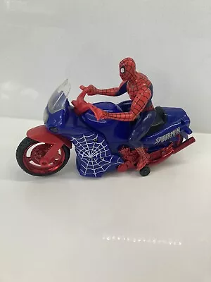 Buy Kids Toy Spiderman Bike Motorbike Figure • 2.99£
