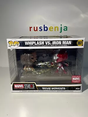 Buy Funko Pop! Marvel Movie Moments Whiplash Vs. Iron Man Collector Corps #361 • 32.99£