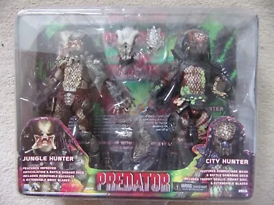 Buy NECA JUNGLE And CITY PREDATOR Action Figure Approx 8  Used Blister Card 2 Pack • 84.99£