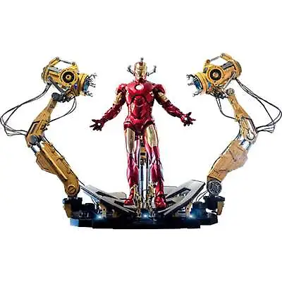 Buy Hot Toys Iron Man 2 Action Figure Iron Man Mark IV With Suit-Up Gantry-49 CM-1:4 • 1,131.80£