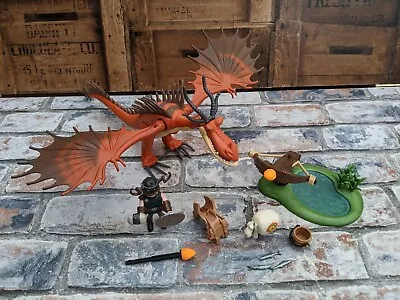 Buy Playmobil How To Train Your Dragon Hookfang & Snotlout Set 9459 • 49.95£
