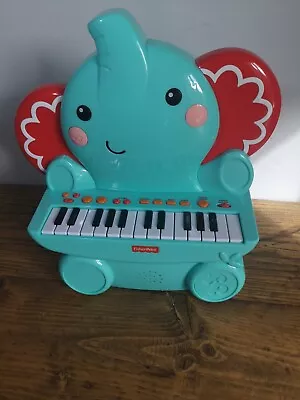 Buy Fisher Price Musical Electronic Elephant Piano 25 Keys Play Record Songs KFP2460 • 14.99£