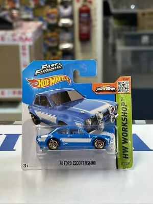 Buy Hot Wheels HW Workshop '70 Ford Escort RS1600 Fast & Furious Short Card • 9.99£