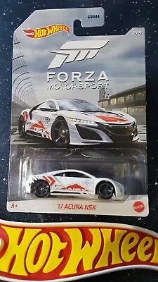 Buy Hot Wheels Forza Motorsport ~ '17 Acura (Honda) NSX, White & Red.  BRAND NEW!!! • 3.99£