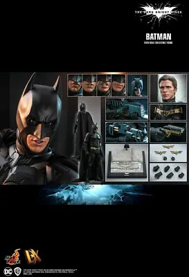 Buy IN STOCK New Hot Toys DX19 THE DARK KNIGHT RISES 1/6 Batman Sealed • 370£