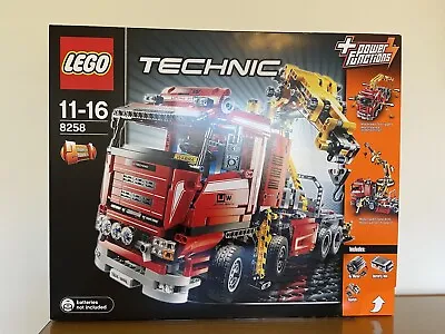 Buy LEGO TECHNIC 8258 Crane Truck. BNIB, Factory Sealed, Mint, Retired Product, RARE • 255£