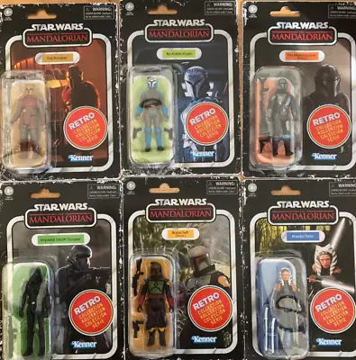 Buy Star Wars Retro Collection 3.75  Action Figures Mandalorian All 6 F4200 New • 36.99£