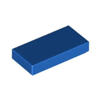 Buy Lego Bricks 20x Bright Blue 1x2 Tile Flat Thin Studless Plate 306923 3069 NEW • 2.99£