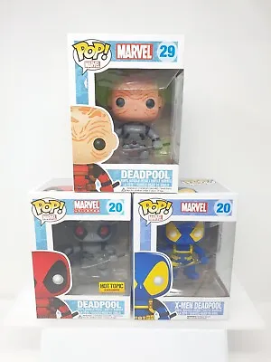 Buy Deadpool Marvel Funko Pop Bundle Lot 20 X-Men Blue X-Force Grey 29 Unmasked • 26.99£