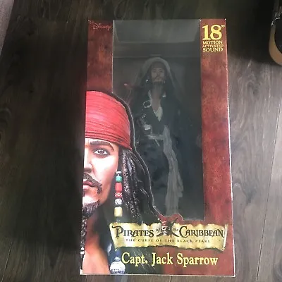 Buy NECA Pirates Of The Caribbean, Jack Sparrow, 18  Action Figure 2004. With Sound. • 199£