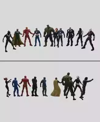 Buy Marvel Avengers Infinite 2013 Mixed Bundle 4″5 Action Figures HASBRO • 16£