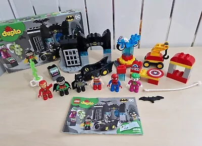 Buy Lego Duplo Superheroes 10919 Batman Batcave Set With Extras Spider Man Iron Man • 35£