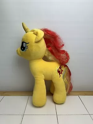 Buy Build A Bear My Little Pony Sunset Shimmer Yellow Retired Soft Toy Plush VGC • 28£