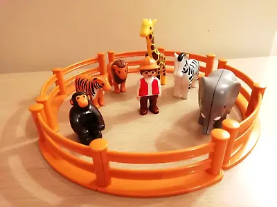 Buy Playmobil - 123 Figures 6 Mixed Zoo Animals And 1 Zoo Keeper • 6£