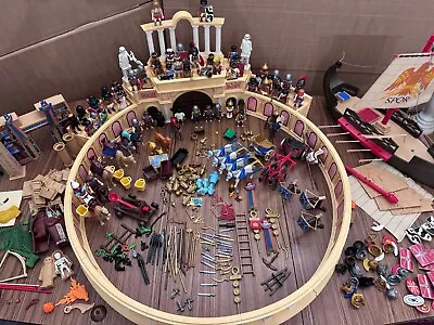 Buy Playmobil Job Lot Bundle Colosseum, Viking Pirate Ship, Egyptians, Figures, More • 80£