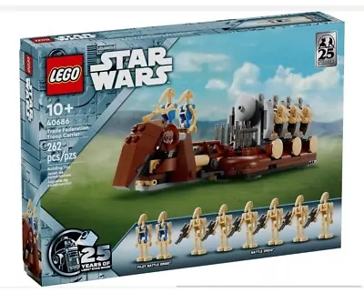Buy Lego Star Wars Trade Federation Troop Carrier (40686) • 34.50£
