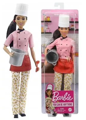 Buy BARBIE Doll YOU CAN BE ANYTHING COOK CAREER GTW38 Mattel • 34.82£