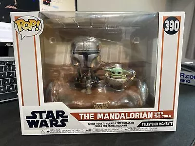 Buy Funko Pop Star Wars TV Moments | The Mandalorian With The Child Grogu #390 • 0.99£