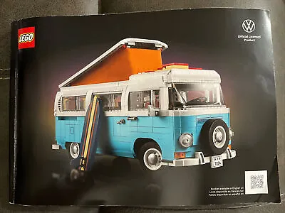 Buy Lego T2 Camper Van 10279 Instruction Booklet Manual ONLY • 27£