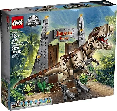 Buy NEW & SEALED LEGO 75936 Jurassic World Jurassic Park: T Rex Rampage • 210£