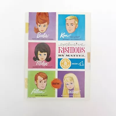 Buy 1963 Barbie Booklet Book 4 Vintage Ken Allan Midge Skipper (V2) • 14.90£