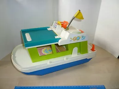 Buy FISHER PRICE HAPPY HOUSE BOAT NO 985 VINTAGE 1972, Incomplete • 22£