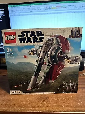 Buy Lego Star Wars 75312 Boba Fetts Starship Brand New Sealed • 26£