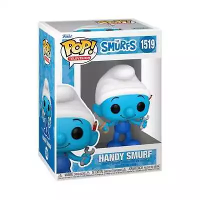 Buy PREORDER #1519 Handy Smurf The Smurfs Funko POP Preorder Genuine Brand New • 24.99£